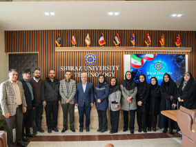 برگزاری نشست خبری رییس دانشگاه صنعتی شیراز